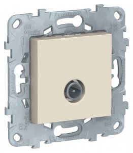 Розетка Schneider Electric UNICA NEW TV бежевый (1240023)