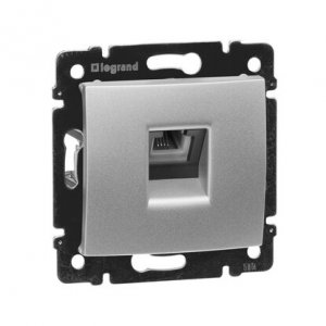 Розетка Legrand Valena Life алюминий (694346)