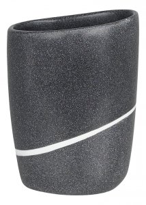 Стакан для зубных щеток Spirella Etna Stone темно-серый (1013642)