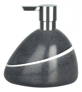 Дозатор для жидкого мыла Spirella Etna Stone темно-серый (1013643)