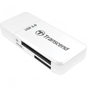 Устройство для чтения карт памяти Transcend RDF5 USB3.0, белый (TS-RDF5W)
