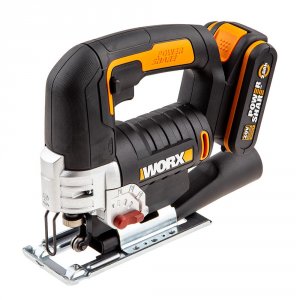 Лобзик Worx Лобзик аккумуляторный WORX WX543, 20В, 2 Ач х1, ЗУ 2А, кейс