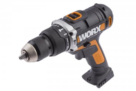 Дрель аккумуляторная Worx Дрель-шуруповерт ударная аккумуляторная WORX WX372, 20В, без АКБ и ЗУ (WX372.9)