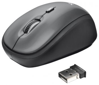 Мышь беспроводная Trust Yvi Wireless Mini Mouse 18519