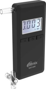 Алкотестеры Ritmix RAT-600 чёрный (80000171)