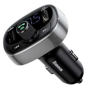 FM-трансмиттер Baseus T Typed Bluetooth MP3 Charger With Car Holder