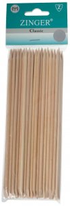 Деревянные палочки для маникюра Zinger Набор деревянных палочек 14 см 30 шт овальная форма лопатки IG-14SL-30