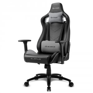 Кресло компьютерное игровое Sharkoon Elbrus 2 Black/Grey