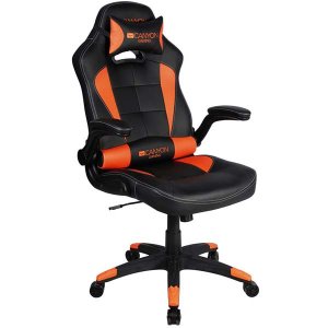 Кресло компьютерное игровое Canyon Vigil GС-2 (черно-оранжевый) (CND-SGCH2)
