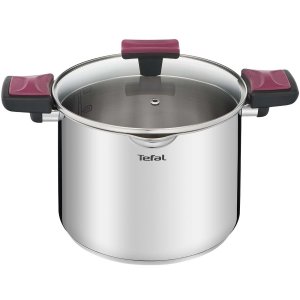 Кастрюля с крышкой Tefal Cook&Clip 6,1л с крышкой (G7237974)