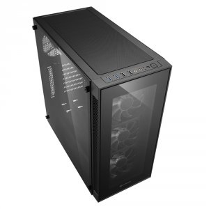 Корпус для компьютера Sharkoon TG5 Blue LED (черный) (TG5-BLUE)