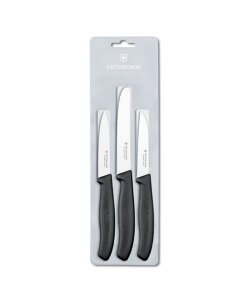 Набор кухонных ножей Victorinox Swiss classic 3 ножа 6.7113.3 чёрный