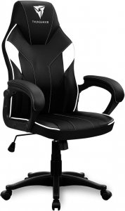 Кресло компьютерное игровое ThunderX3 EC1-Black-White AIR