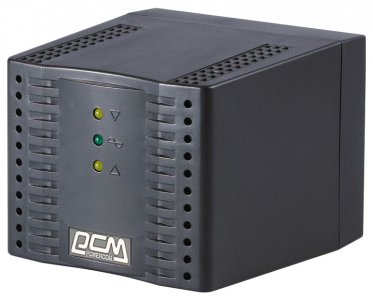 Стабилизаторы напряжения бытовые Powercom TCA-3000 чёрный (TCA-3000 BLACK)
