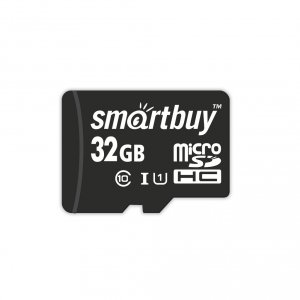 Карта памяти MicroSD Smartbuy 32GB Class 10 UHS-I (SB32GBSDCL10-00)
