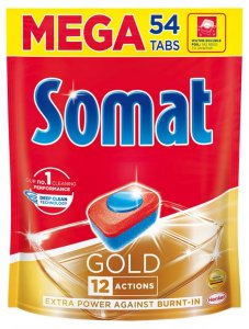 Моющее средство для посудомоечной машины Somat Gold, 54 таблетки