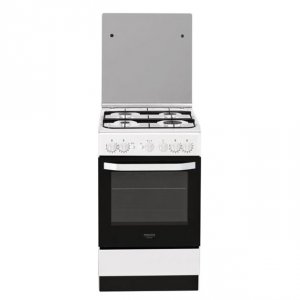 Газовая плита (50-55 см) Hotpoint-Ariston HS5G1PMW/RU (серебристо-черный)