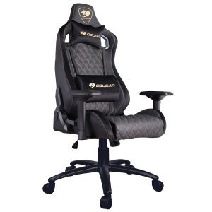 Кресло компьютерное игровое Cougar Armor S Royal (черно-золотистый)