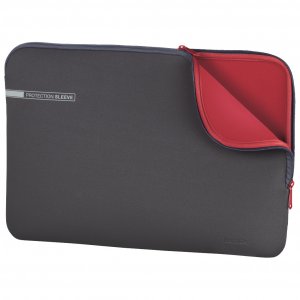 Чехол для ноутбука Hama Neoprene 15.6" (00101550) серый/красный
