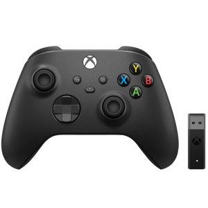 Геймпад Microsoft черный + PC адаптер (1VA-00008)