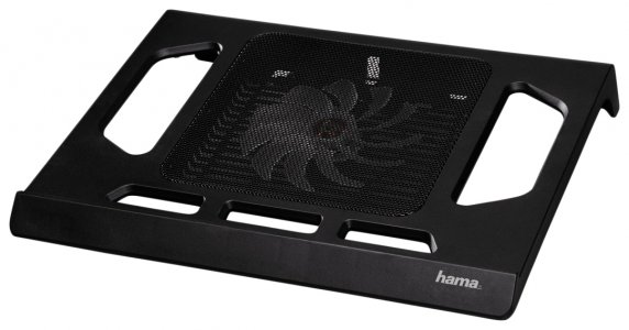 Охлаждающая подставка для ноутбука Hama H-53070 чёрный (00053070)