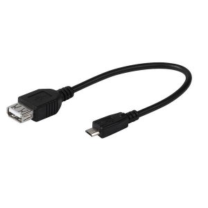 Разветвитель для компьютера Vivanco USB мама/microUSB папа OTG 0,15м (45298)