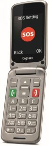 Мобильный телефон Gigaset GL590 (серебристо-серый)