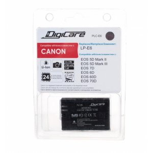 Аккумулятор для цифрового фотоаппарата DigiCare PLC-E6 / LP-E6