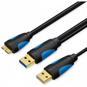 Кабель для компьютера Vention USB 3.0 AM/micro B USB 2.0 AM 1м (VAS-A62-B100)
