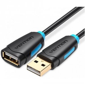 Кабель для компьютера Vention CBCBJ USB 2.0 AM/AF - 5м чёрный