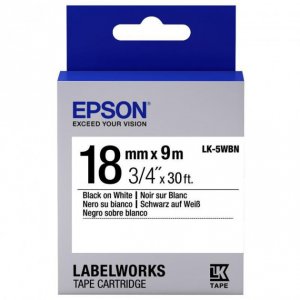 Картридж для принтера Epson Tape Standard Black/White 18/9 (C53S655006)