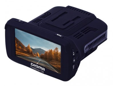 Видеорегистратор Digma Freedrive 720 GPS (черный)