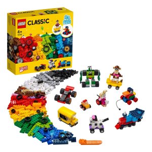 Конструкторы Lego LEGO Classic 11014 Конструктор ЛЕГО Классик Кубики и колёса