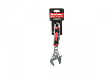Ключ разводной Hammer Flex, 0-24 мм, 20 см (601-037) (80000036072)