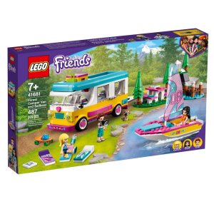 Конструкторы Lego LEGO Friends 41681 Конструктор ЛЕГО Подружки Лесной дом на колесах и парусная лодка