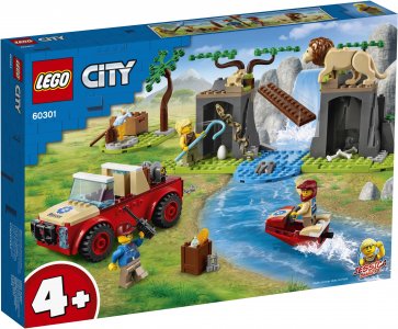 Конструктор Lego LEGO City 60301 Конструктор ЛЕГО Город Wildlife:Спасательный внедорожник для зверей