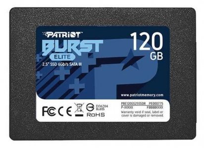 Внутренний SSD Patriot PBE120GS25SSDR Burst Elite 120Gb