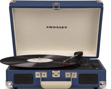 Виниловый проигрыватель Crosley Cruiser Deluxe, Blue (CR8005D-BL4)