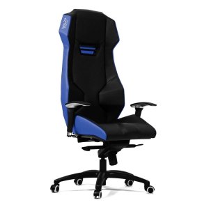 Кресло компьютерное игровое WARP Ze (черно-синий) (WZ-2BLE)