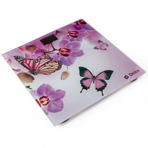 Весы напольные DELTA D-9235/1 Бабочки в цветах