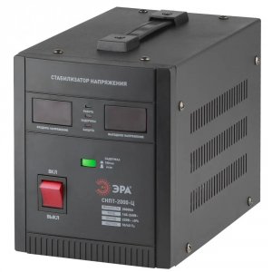 Стабилизатор напряжения ЭРА СНПТ-2000-Ц (черный)
