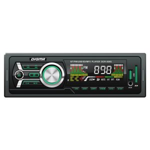 USB-Автомагнитола Digma DCR-360 Green (DCR-360G)