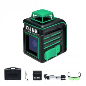 Уровень лазерный ADA Cube 3-360 green ultimate edition (А00569)