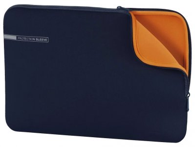 Чехол для ноутбука Hama Neoprene 13.3" (00101553) синий/оранжевый