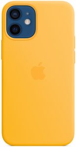 Клип-кейс Apple Silicone MagSafe для iPhone 12 mini (ярко-желтый) (MKTM3ZE/A)