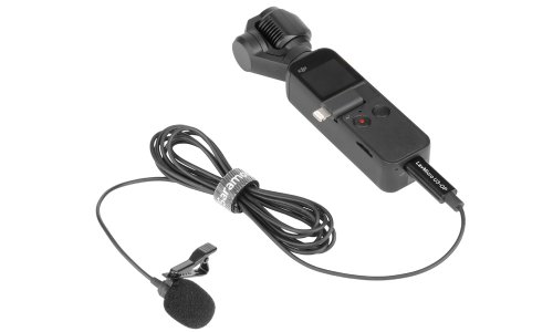 Микрофон Saramonic LavMicro U3-OP с кабелем для DJI Osmo Pocket (черный) (LAVMICRO U3-OP)