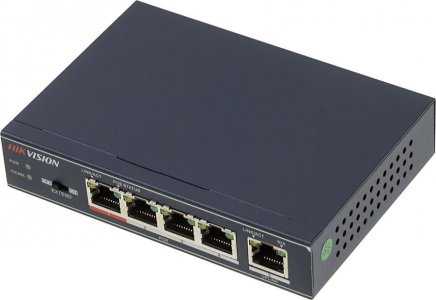 Коммутатор Hikvision DS-3E0105P-E(B)