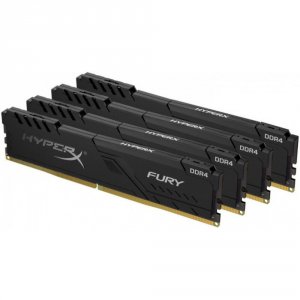 Оперативная память Kingston DDR4 Kit of 4 HyperX FURY Black HX426C16FB4K4/64 64GB