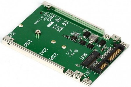 Переходник-конвертер Smartbuy DT-119 для M.2 NGFF SATA SSD в 2.5” 7mm