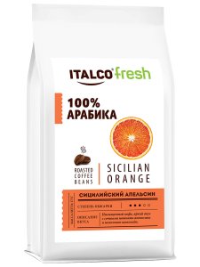 Кофе Italco Кофе в зернах Fresh Sicilian orange 375 г (4650097782943)